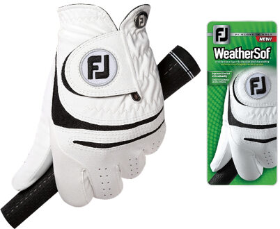 Footjoy WeatherSof Heren - Wit golfhandschoen maat  S