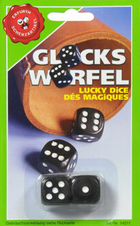 Fopartikelen dobbelstenen - 2x stuks - Altijd zelfde getal gooien - goochelen - vals spelen