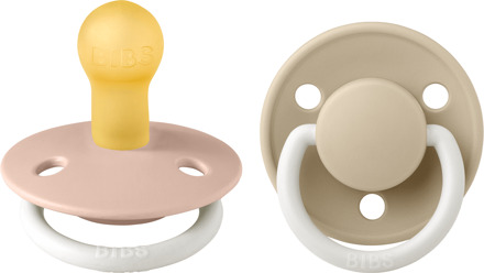 Fopspeen De Lux Blush /Vanille 0-6 maanden, 2 stuks. Beige