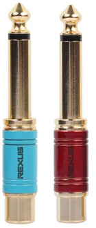 For 6.35mm 1/4inch Male Mono Plug to RCA Female Audio Adapter Converter Connector Adapter Audio