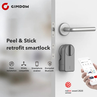 For Airbnb Lock GIMDOW Smart Door Lock Password Lock Include Password Disk Electric Hotel Lock Electric Bolt Lock Bluetooth Lock