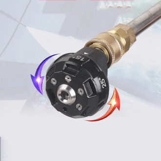 For car Pressure Washer Nozzle Tips, 6 in 1 Changeover, 1/4 Inch Quick Connect,Efficient water saving 4000 PS