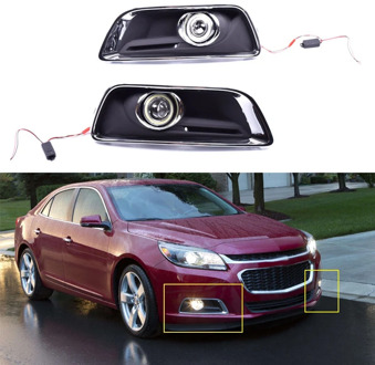 for Chevrolet Malibu 2012-2015 Fog Lights Headlight Cover Fog Light Fog Lamps Frame Foglights Headlights Frame Grille