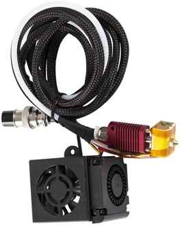 for Creality 3D CR-10S Full Assembled Extruder Kit CR-10 Hotend Assembly Full Nozzle Kit Full Assembled Extruder Kit Fan Cover 3