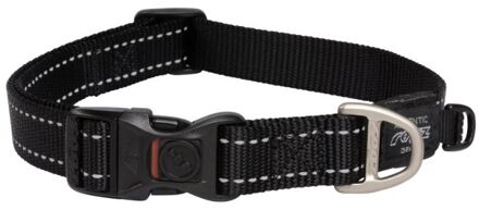 for Dogz hondenhalsband Fanbelt 34-56 cm nylon zwart