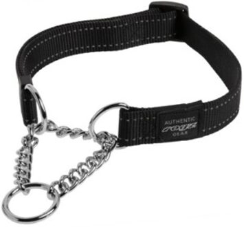 for Dogz hondenhalsband Snake Choker 32-44 cm nylon zwart