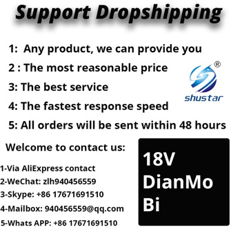 FOR Dropshipping .Welcome private letter cooperation. Best Price-Anderson Nery-18V DianMoBi