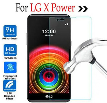 For Glass LG X Power Tempered Glass for LG X Power Screen Protector for LG X Power K220 K220DS Glass HD Protective Thin Film