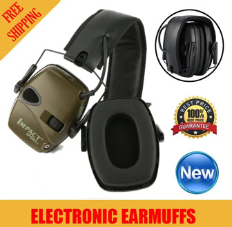 For Howard Leight Impact Electronic Shooting Earmuffs Ear Defenders Protection