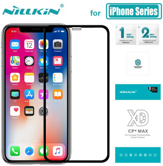 for iPhone 12 Mini 11 Pro X 8 7 Plus XR XS Max Glass Nillkin Full Cover 3D Tempered Glass Screen Protector for iPhone SE 2020