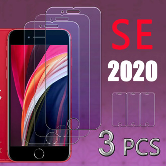 For iphone se2020 glass se 2020 se2 2 screen protector iphonese i phone 2020se film temper glas protection armor 1 to 3 pcs