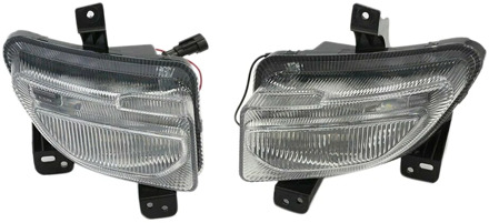 for Jeep Renegade 2015-2018 1 Pair LED Light Lamp DRL Daytime Running Light with Turn Signal Light (L+R)