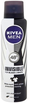 for Men Invisible for black & white Deodorant Deospray 150 mL