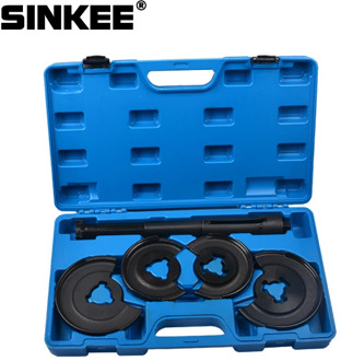 For Mercedes Benz 5pc Coil Spring Compressor Telescopic Repair Tool Kit Strut Tool W123 W124 W202 SK1076
