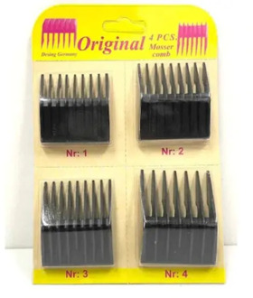 For Moser 1400 4pcs Shaving Comb Set Attachment Barber Replacement Tools Set Kit Hair Trimmer