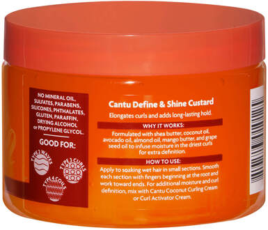 for Natural Hair Define and Shine Custard 355 ml