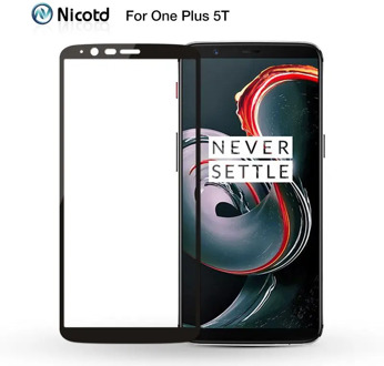 For One plus 5T Tempered Glass for OnePLus 3 3T Screen Protector 2.5D Full Cover Protective Glass film for OnePlus 5 5T 1+5 t 6