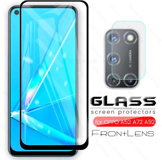 for oppo a52 glass camera lens protective glass for oppo a52 a72 a92 orro opo a 52 72 92 2020 glass screen protectors film cover