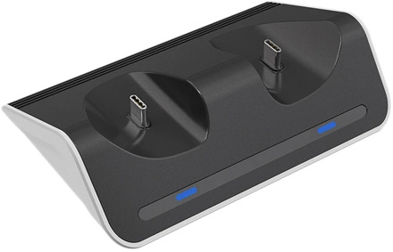 for Ps5 Controller Charger LED Controller Charger Game Playing for PS5 Joystick Dual USB Charging Station Dock