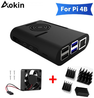 For Raspberry Pi 4 Case Raspberry Pi Case with Cooling Fan Raspberry Pi 4 Heatsink for Raspberry Pi 4 Model B Pi 4B Pi 4