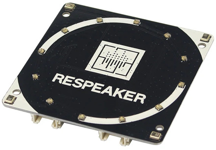 For ReSpeaker 4-Mic Array for Raspberry Pi 4B/3B+| 4 Microphones Array for AI Voice Applications Quad-microphone Expansion Board