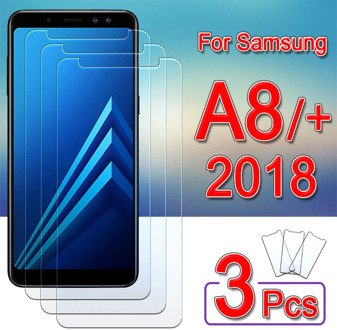 for samsung a8 glass protective on galaxy a 8 plus 2018 screen protector tempered glas A8plus 8a a82018 safety Armor film 1-3pcs