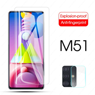 For Samsung M51 6.7" Protective Tempered Glass For samsung m51 M m 51 Camera Lens Explosion proof Screen Protector SM-M515F