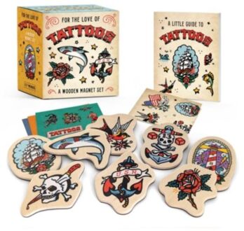 For The Love Of Tattoos: A Wooden Magnet Set - Rp Minis - Verena Hutter
