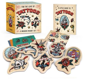 For The Love Of Tattoos: A Wooden Magnet Set - Verena Hutter