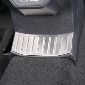For Volkswagen vw t roc T-Roc Accessories Car styling Stainless steel Anti-kick stickers under the rear exhaust vent Zilver
