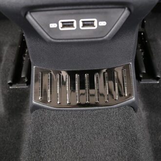 For Volkswagen vw t roc T-Roc Accessories Car styling Stainless steel Anti-kick stickers under the rear exhaust vent zwart