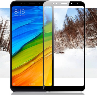 For Xiaomi redmi 5 plus glass redmi5 screen protector full cover white and black protect film For xiaomi redmi 5 tempered glass