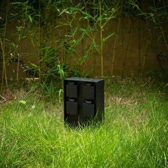 Foranda energiezuil, 4 stuks, zwart, 23 cm