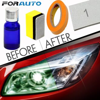 Forauto 30Ml Koplamp Polijsten Restorstion Kit Diy Koplamp Duidelijkheid Herstelt Uv Beschermende Voor Car Head Lamp Lense Auto Styling
