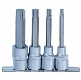 Force 1/2" Bit doppenset Torx 4 delig 4042