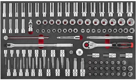 Force 1/2" doppen- en sleutelset 106-delig (EVA) 41062