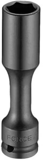 Force 1/2"DR. Wielmoerdop 17mm (120mmL) met stekker 44512017