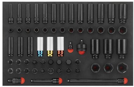 Force 1/2" Krachtdoppenset 61-delig (EVA) 4615