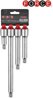 Force 1/2'' verlengstuk set 4 delig 4049