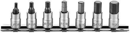 Force 1/4" Doppen Set Inbus 7-delig (fc-2073)