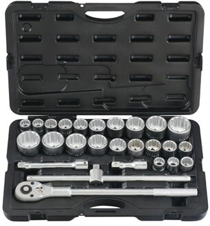 Force 3/4" Doppenset 12-kant 26 delig 6261