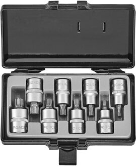 Force 40811 1/2 Bit doppenset Spline 8 delig 40811