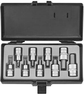 FORCE 4101S 1/2″ Bit Doppenset Inbus SAE 9 delig 4101S