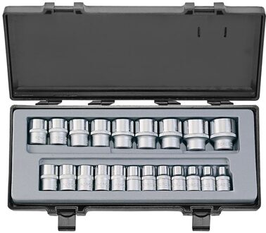Force Doppenset 1/2" 6-kant 21-delig 4212