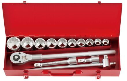 Force Doppenset 3/4" 12-kant 14 delig 6141