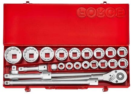 Force Doppenset 3/4" 12-kant 23 delig 6233