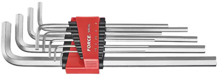 Force haakse Inbus sleutelset extra lang 9-delig 5093XL