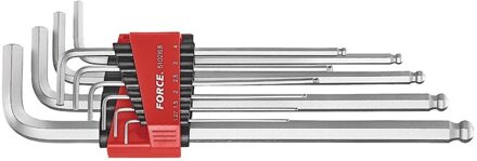 Force Haakse kogel Inbussleutel (SAE) 10-delig 5109XLBS