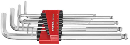 Force haakse Kogelinbus sleutelset extra lang 9-delig 5093XLB