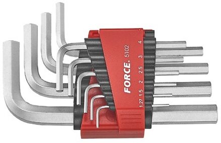Force Inbussleutelset 10-delig 5102